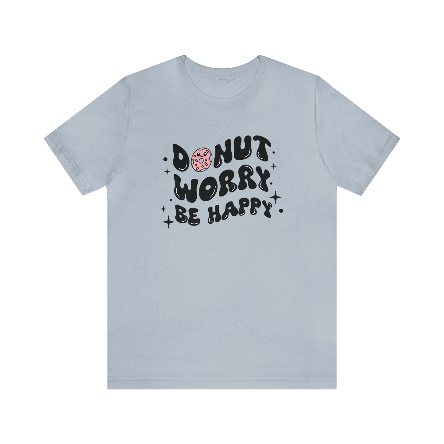 Donut "Donut Worry Be Happy" Soft Cotton Tee