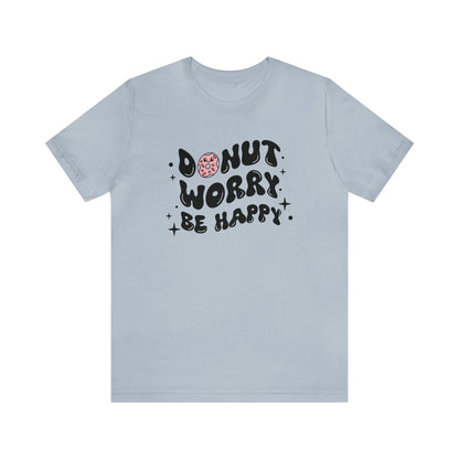 Donut "Donut Worry Be Happy" Soft Cotton Tee