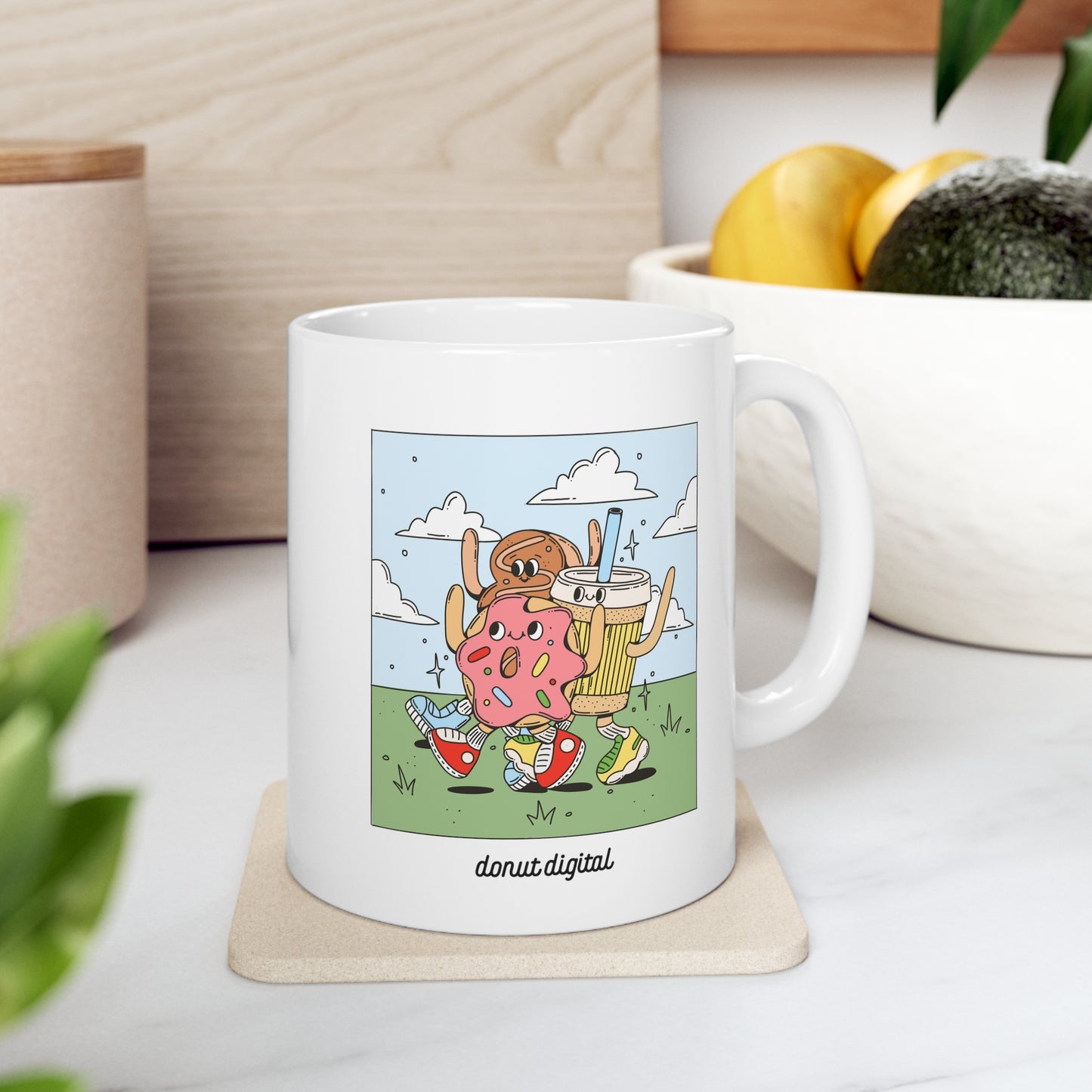 Digi & Co. "Frolic" Ceramic Mug