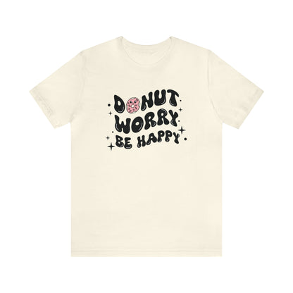 Donut "Donut Worry Be Happy" Soft Cotton Tee
