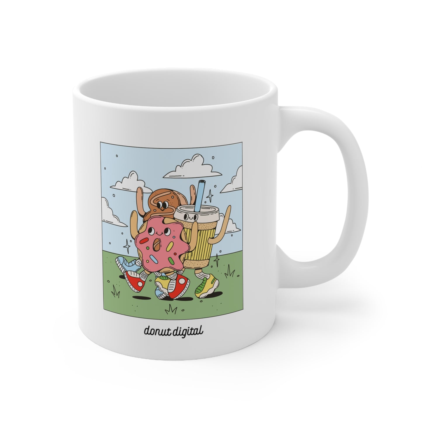 Digi & Co. "Frolic" Ceramic Mug