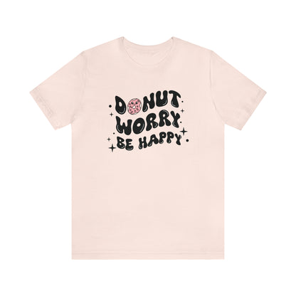 Donut "Donut Worry Be Happy" Soft Cotton Tee