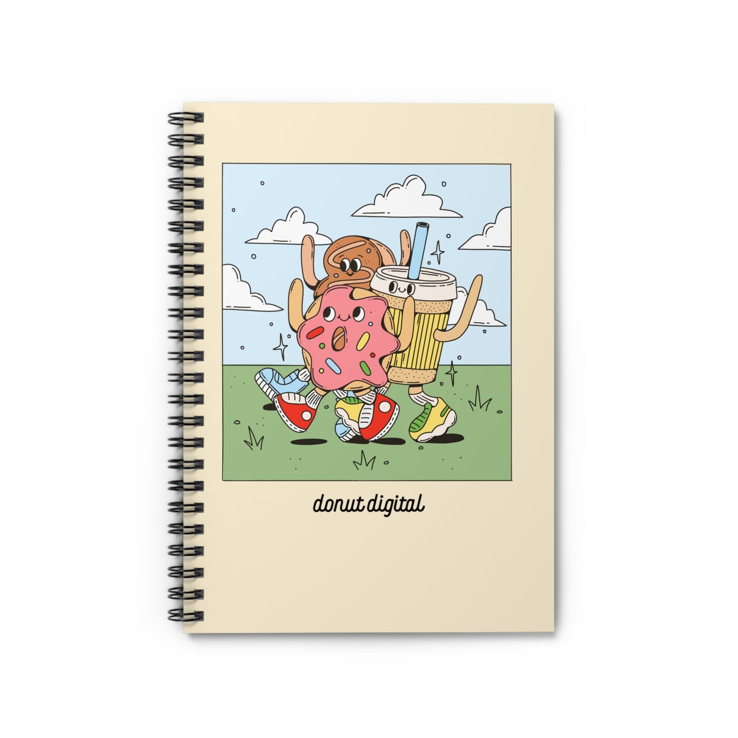 Digi & Co. "Frolic" Spiral Notebook