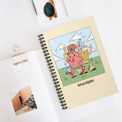 Digi & Co. "Frolic" Spiral Notebook