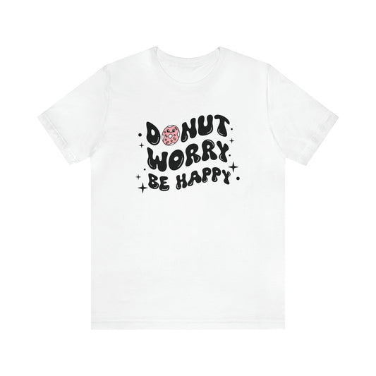 Donut "Donut Worry Be Happy" Soft Cotton Tee