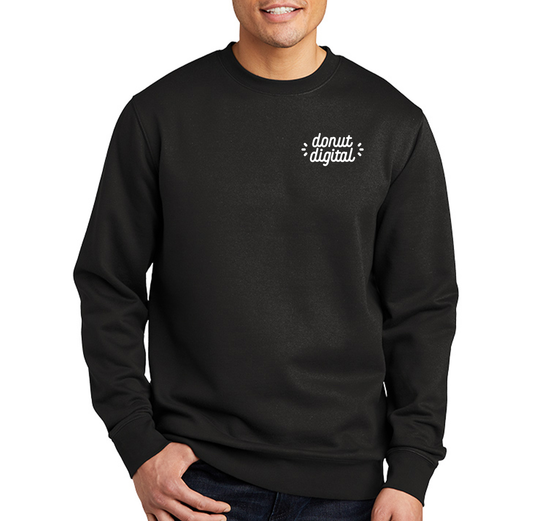 "Digi In Paradise" Embroidered Soft Fleece Crew